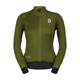 SCOTT Jachetă rezistentă la vânt de ciclism - RC PRO WARM GTX WS W - verde/roz