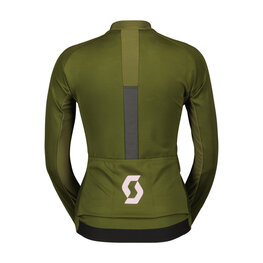 SCOTT Jachetă rezistentă la vânt de ciclism - RC PRO WARM GTX WS W - verde/roz