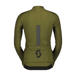 SCOTT Jachetă rezistentă la vânt de ciclism - RC PRO WARM HYBRID GTX WS W - negru/verde