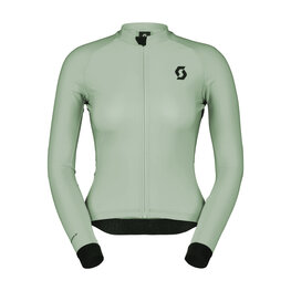 SCOTT Tricou de cilism pentru iarnă cu mânecă lungă - RC PRO WARM W - verde