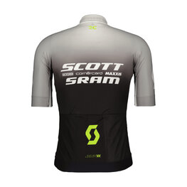 SCOTT Tricou de ciclism cu mânecă scurtă - SRAM PRO - negru/alb