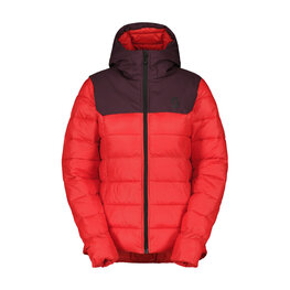 SCOTT Jachetă termoizolantă de ciclism - INSULOFT WARM W - mov/roșu