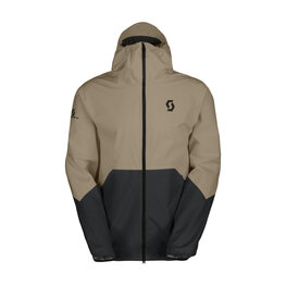 SCOTT jachetă impermeabilă - EXPLORAIR LIGHT DRYO 2.5L - bej/negru