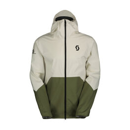 SCOTT jachetă impermeabilă - EXPLORAIR LIGHT DRYO 2.5L - alb/verde