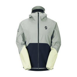 SCOTT jachetă impermeabilă - EXPLORAIR LIGHT DRYO 2.5L - gri/albastru
