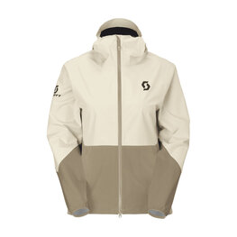 SCOTT jachetă impermeabilă - EXPLORAIR LIGHT DRYO 2.5L W - alb/maro