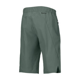 SCOTT Pantaloni scurți de ciclism fără bretele - TRAIL VERTIC W/PAD - verde