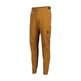 SCOTT Pantaloni de ciclism lungi fără bretele - TRAIL TUNED - maro