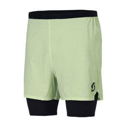 SCOTT Pantaloni scurți de ciclism fără bretele - HYBRID ENDURANCE TECH - galben/negru