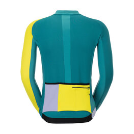 SCOTT Jachetă rezistentă la vânt de ciclism - RC PRO WARM GTX WS-REMIX - verde/mov/galben