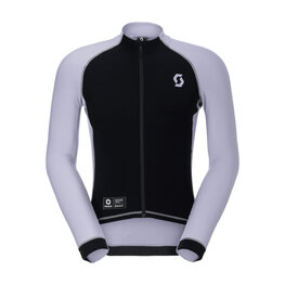 SCOTT Tricou de cilism pentru iarnă cu mânecă lungă - RC PRO WARM REMIX - negru/mov