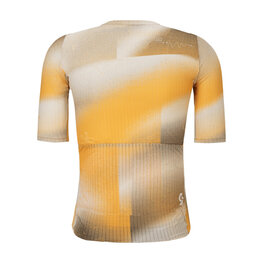 SCOTT Tricou de ciclism cu mânecă scurtă - PRO SL - bej/portocaliu
