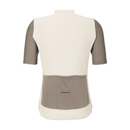 SCOTT Tricou de ciclism cu mânecă scurtă - ENDURANCE - alb/gri