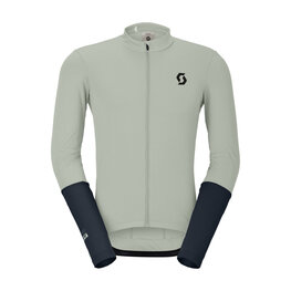 SCOTT Tricou de ciclism cu mânecă lungă de vară - ENDURANCE - gri/albastru