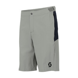 SCOTT Pantaloni scurți de ciclism fără bretele - VERTIC LT W/PAD - gri/albastru