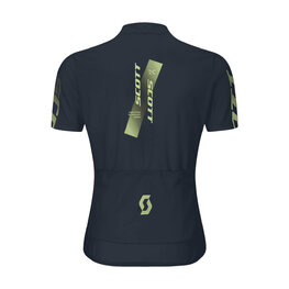 SCOTT Tricou de ciclism cu mânecă scurtă - JUNIOR - albastru/galben