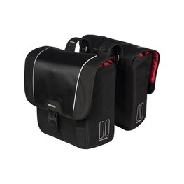 BASIL Geantă de ciclism - SPORT DESIGN-DOUBLE BAG - negru