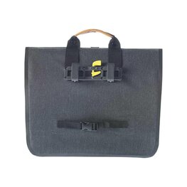 BASIL Geantă de ciclism - URBAN DRY - gri