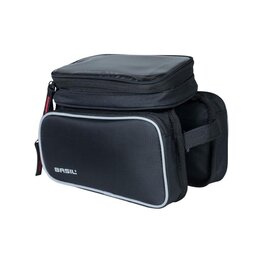 BASIL Geantă de ciclism - SPORT DESIGN TOP TUBE FRAME BAG DOUBLE - negru