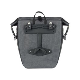 BASIL Geantă de ciclism - NAVIGATOR STORM MIK SIDE L - gri/negru