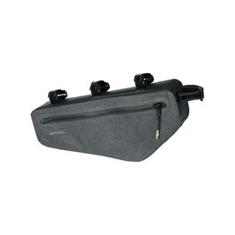 BASIL Geantă de ciclism - NAVIGATOR STORM M - gri/negru