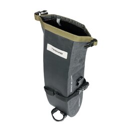 BASIL Geantă de ciclism - NAVIIGATOR STORM M - gri/negru