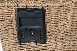 BASIL coş - BREMEN RATTAN LOOK BE/KF - negru/maro