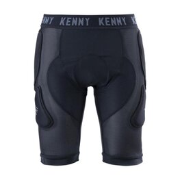 KENNY pantaloni scurți cu protecții - ROCK UNDER - negru
