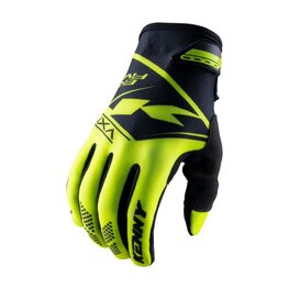 KENNY Mănuși cu degete lungi de ciclism - BRAVE KID - galben