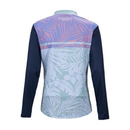 KENNY Tricou de ciclism cu mânecă lungă de vară - CHARGER W - albastru/multicolor