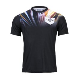 KENNY Tricou de ciclism cu mânecă scurtă - INDY - curcubeu/negru