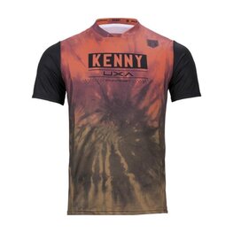 KENNY Tricou de ciclism cu mânecă scurtă - CHARGER - portocaliu/maro