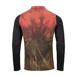 KENNY Tricou de ciclism cu mânecă lungă de vară - CHARGER  - roz/maro