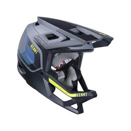 KENNY Cască de ciclism - SPLIT - galben/albastru/gri