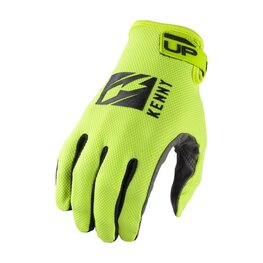 KENNY Mănuși cu degete lungi de ciclism - GLOVES UP 24 - galben