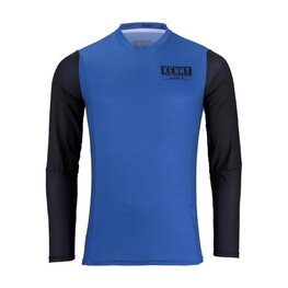 KENNY Tricou de ciclism cu mânecă lungă de vară - CHARGER 24 - albastru