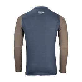 KENNY Tricou de ciclism cu mânecă lungă de vară - CHARGER 24 - maro/gri