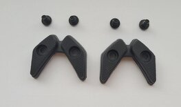 DMT toc de rezervă - HEEL PIECE - negru