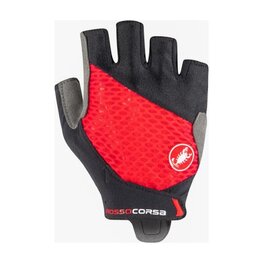CASTELLI Mănuși de ciclism fără degete - ROSSO CORSA 2 W - roșu