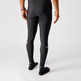 CASTELLI Pantaloni de ciclism lungi fără bretele - ENTRATA - negru