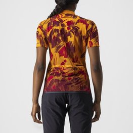 CASTELLI Tricou de ciclism cu mânecă scurtă - UNLTD SENTIERO - portocaliu/roșu