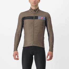 CASTELLI Jachetă termoizolantă de ciclism - MORTIROLO 6S - maro
