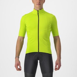 CASTELLI Tricou de ciclism cu mânecă scurtă - PERFETTO ROS 2 WIND - verde deschis