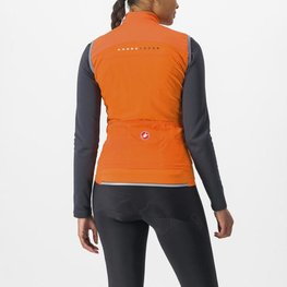 CASTELLI Vestă de ciclism - PERFETTO RoS 2 W - portocaliu