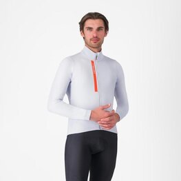 CASTELLI Tricou de cilism pentru iarnă cu mânecă lungă - ENTRATA THERMAL - argintiu