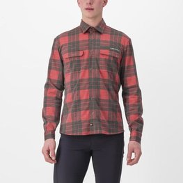 CASTELLI cămașă - UNLIMITED FLANNEL - roșu