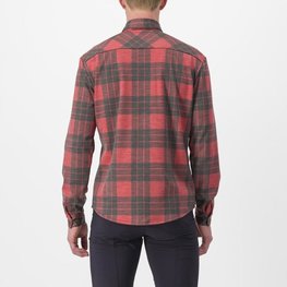 CASTELLI cămașă - UNLIMITED FLANNEL - roșu
