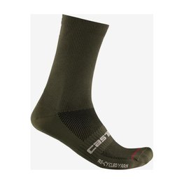 CASTELLI Șosete clasice de ciclism - RE-CYCLE THERMAL 18 - maro