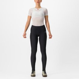 CASTELLI Pantaloni de ciclism lungi fără bretele - UNLIMITED TRAIL W - negru