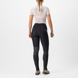 CASTELLI Pantaloni de ciclism lungi fără bretele - UNLIMITED TRAIL W - negru